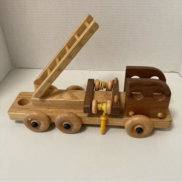 Wood fire truck